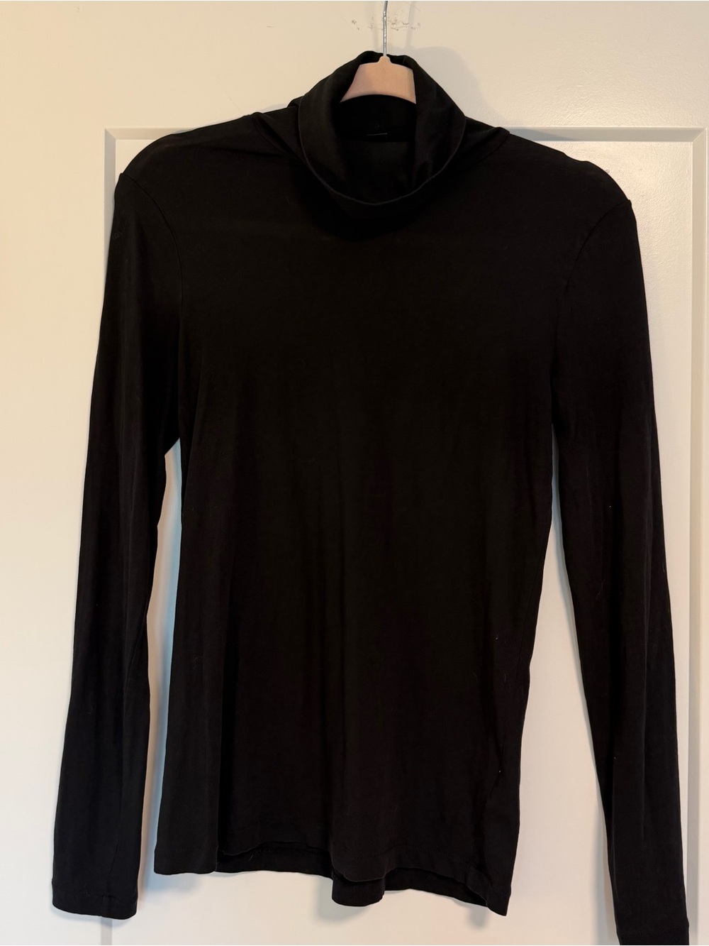 J. Crew Women’s Black Tissue Turtleneck